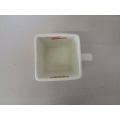 New Promotional Square Shaped Porcelain Mug